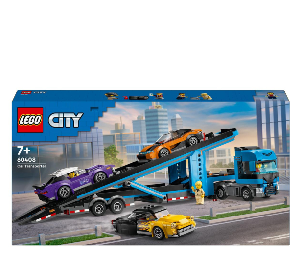 LEGO City 60408 Laweta z samochodami sportowymi - 1248594 - zdjęcie